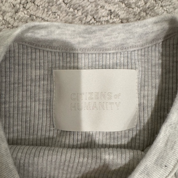 Citizens of Humanity ADELINE TOP IN HEATHER GREY - Picture 5 of 5